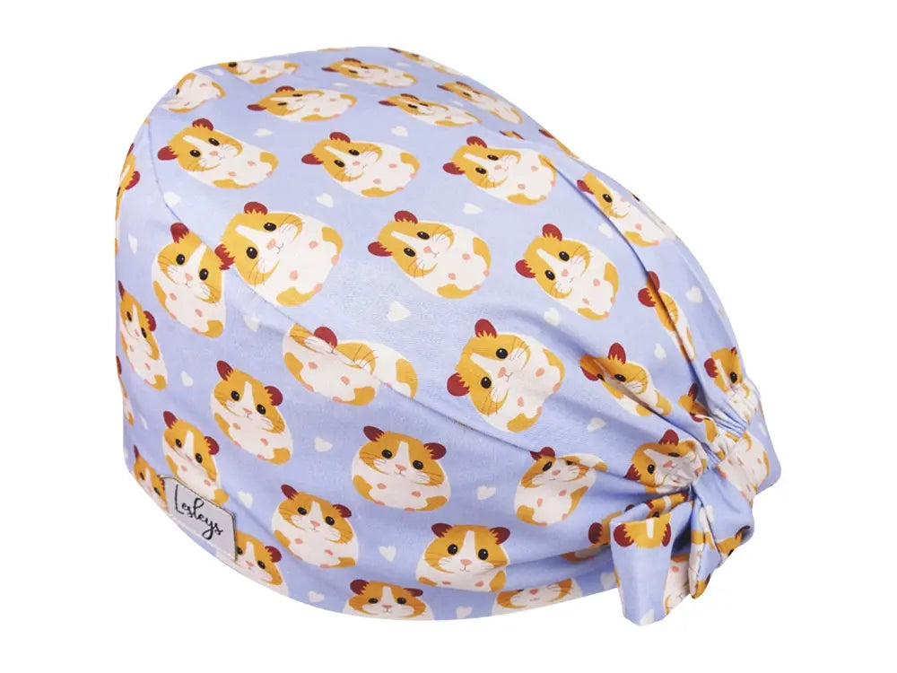 Cotton Scrub Cap - Calot de Bloc - Gorro Quirofano - Cuffia Chirurgica - Hamster