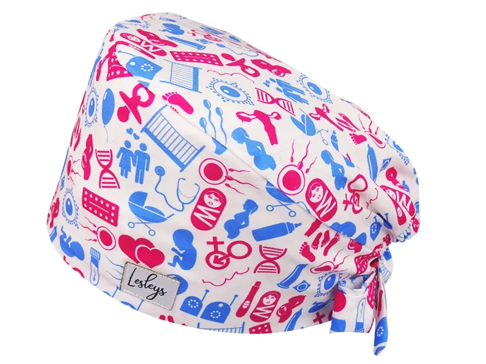 Cotton Scrub Cap - Calot de Bloc - Gorro Quirofano - Cuffia Chirurgica - Fecundation