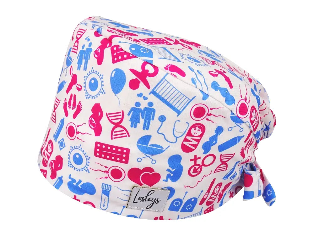 Cotton Scrub Cap - Calot de Bloc - Gorro Quirofano - Cuffia Chirurgica - Fecundation