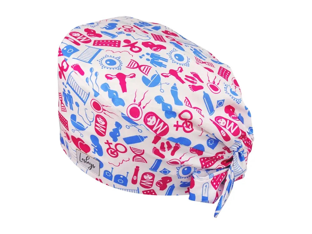 Cotton Scrub Cap - Calot de Bloc - Gorro Quirofano - Cuffia Chirurgica - Fecundation