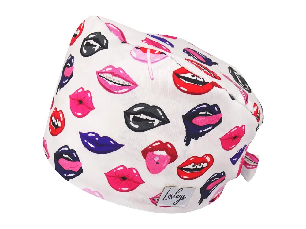 Cotton Scrub Cap - Calot de Bloc - Gorro Quirofano - Cuffia Chirurgica - Lips