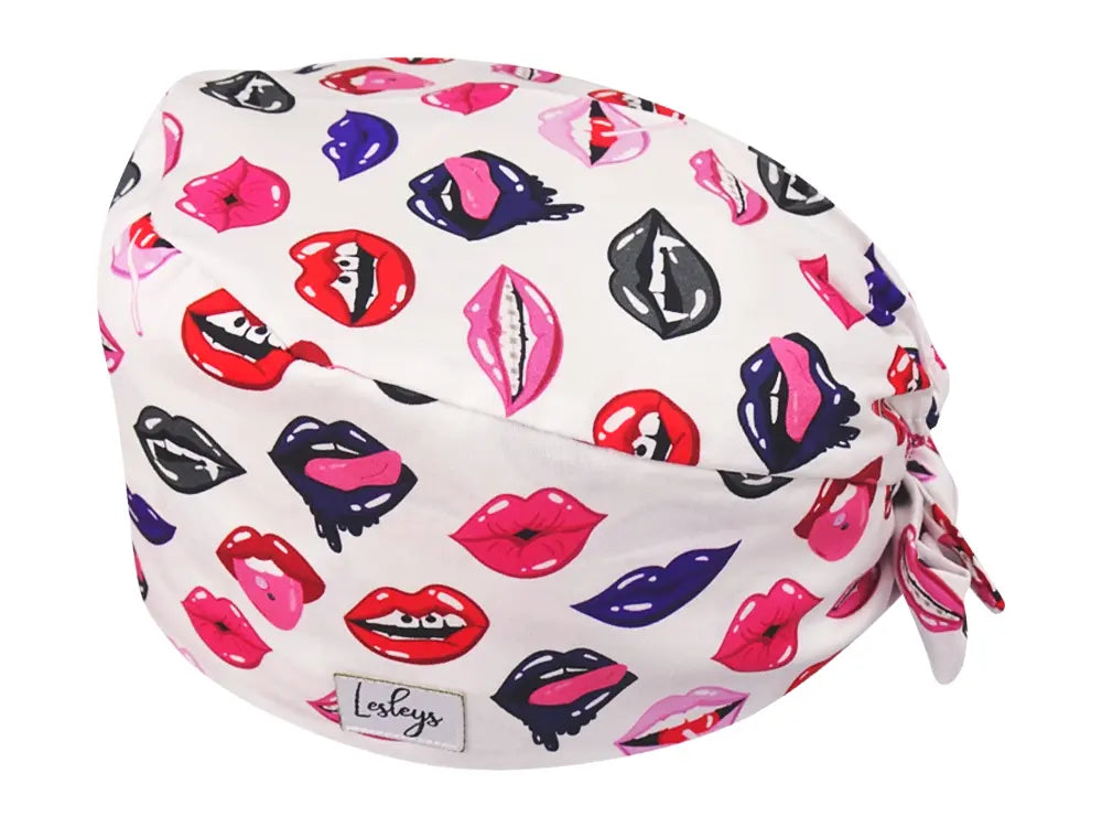 Cotton Scrub Cap - Calot de Bloc - Gorro Quirofano - Cuffia Chirurgica - Lips