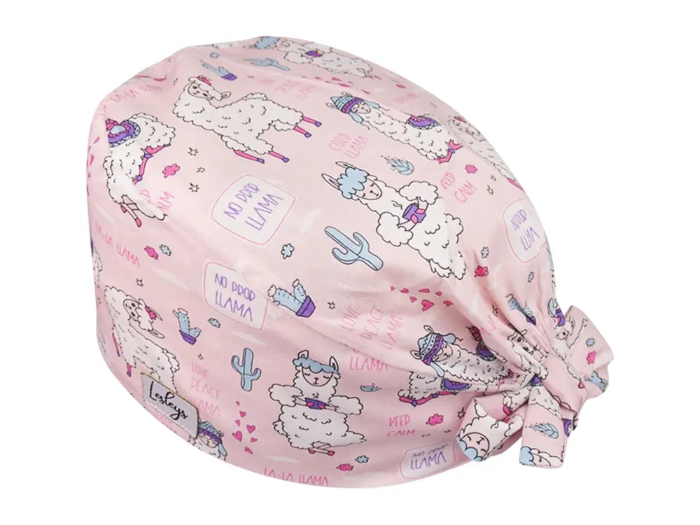Cotton Scrub Cap - Calot de Bloc - Gorro Quirofano - Cuffia Chirurgica - La La Lama