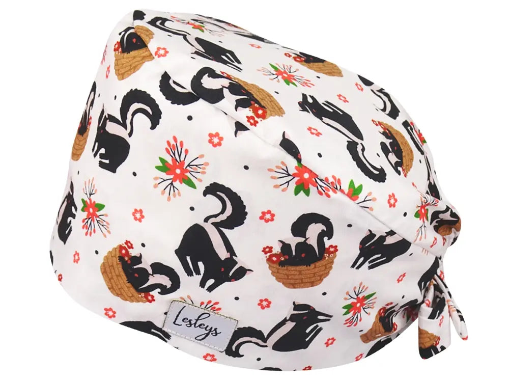 Cotton Scrub Cap - Calot de Bloc - Gorro Quirofano - Cuffia Chirurgica - Skunky