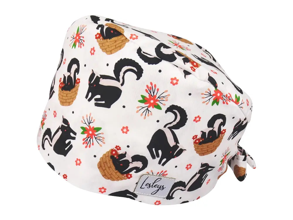 Cotton Scrub Cap - Calot de Bloc - Gorro Quirofano - Cuffia Chirurgica - Skunky