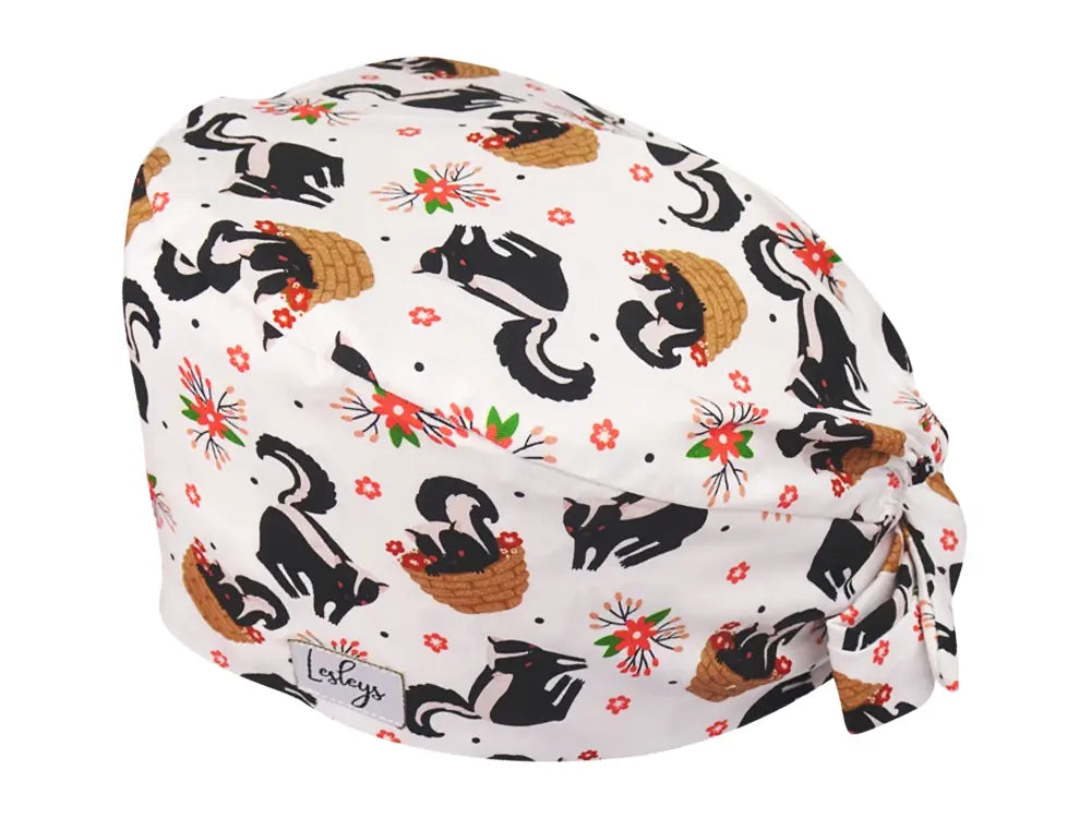 Cotton Scrub Cap - Calot de Bloc - Gorro Quirofano - Cuffia Chirurgica - Skunky