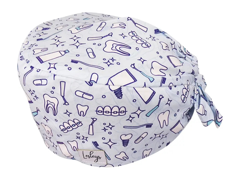 Cotton Scrub Cap - Calot de Bloc - Gorro Quirofano - Cuffia Chirurgica - Dental Health