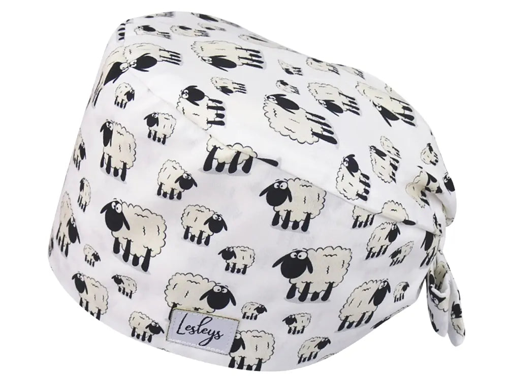 Cotton Scrub Cap - Calot de Bloc - Gorro Quirofano - Cuffia Chirurgica - Sheeps