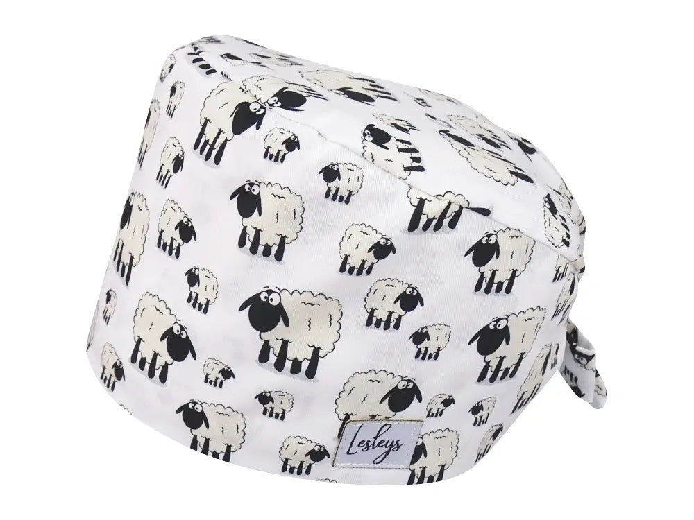 Cotton Scrub Cap - Calot de Bloc - Gorro Quirofano - Cuffia Chirurgica - Sheeps