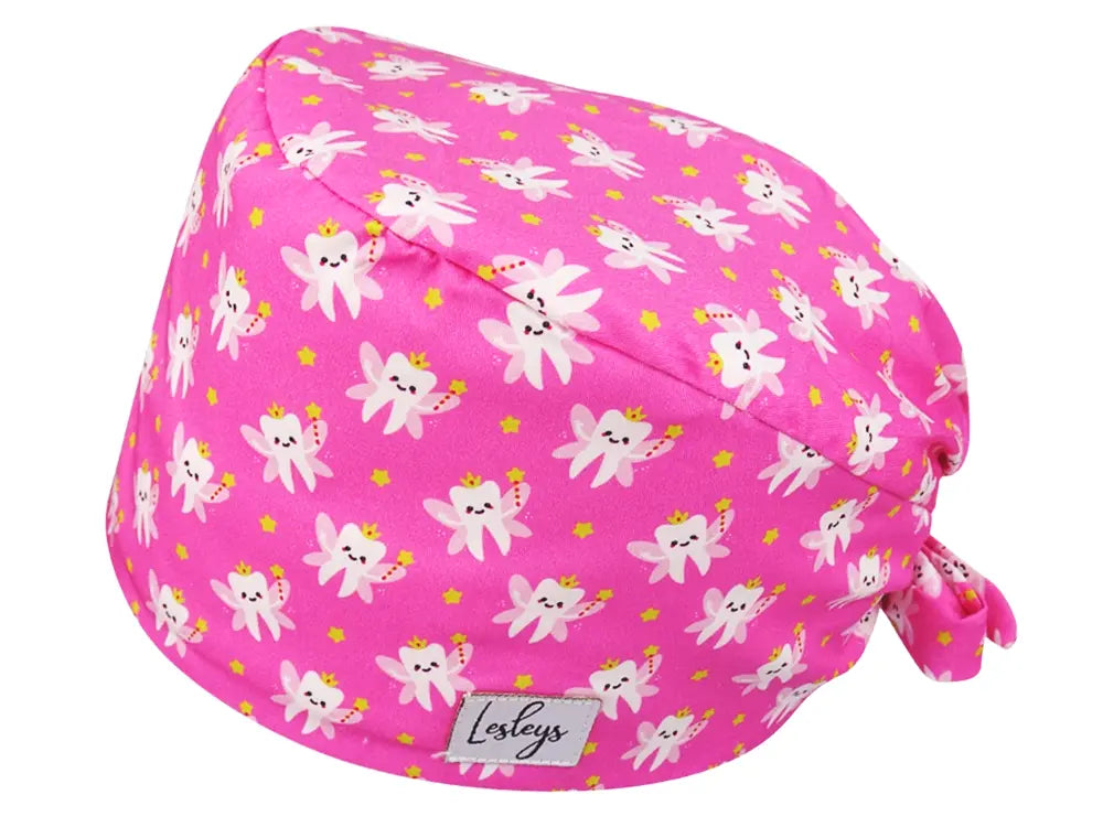 Cotton Scrub Cap - Calot de Bloc - Gorro Quirofano - Cuffia Chirurgica - Tooth Princess