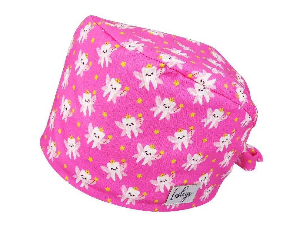 Cotton Scrub Cap - Calot de Bloc - Gorro Quirofano - Cuffia Chirurgica - Tooth Princess