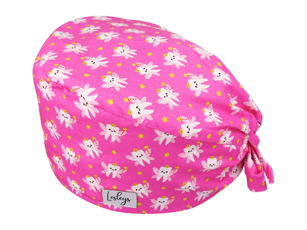 Cotton Scrub Cap - Calot de Bloc - Gorro Quirofano - Cuffia Chirurgica - Tooth Princess