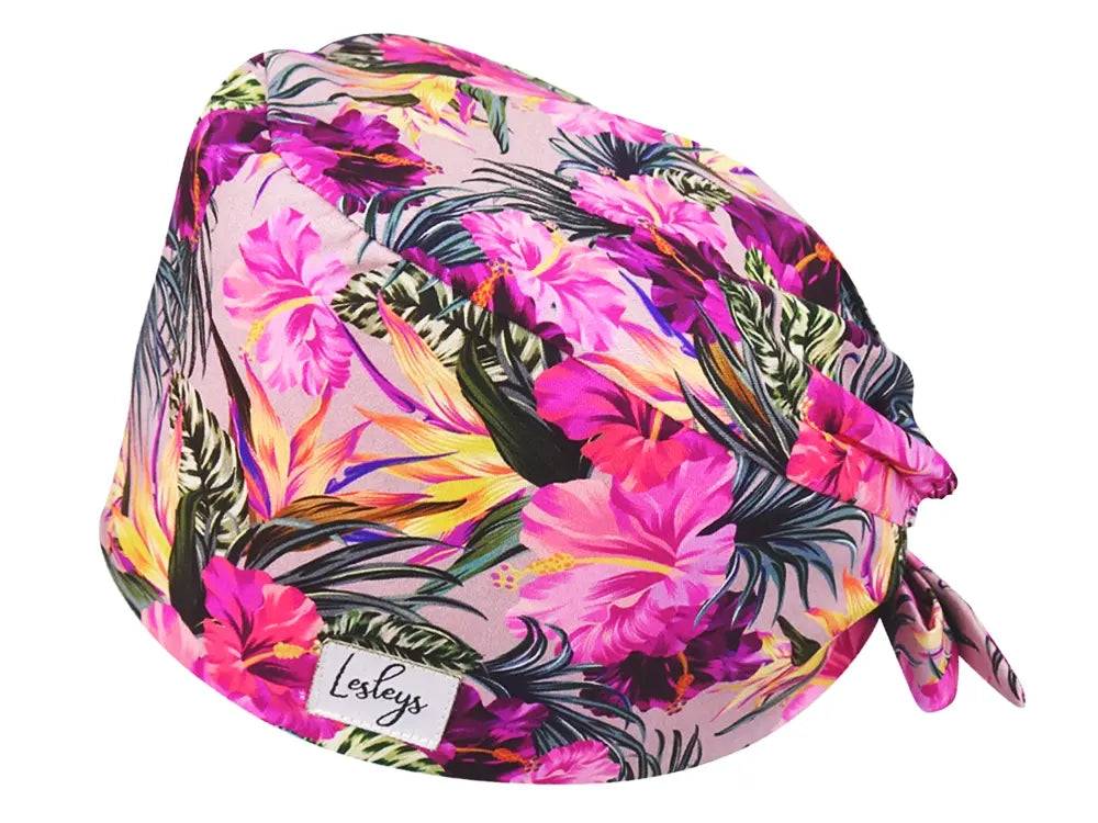 Cotton Scrub Cap - Calot de Bloc - Gorro Quirofano - Cuffia Chirurgica - Violetta