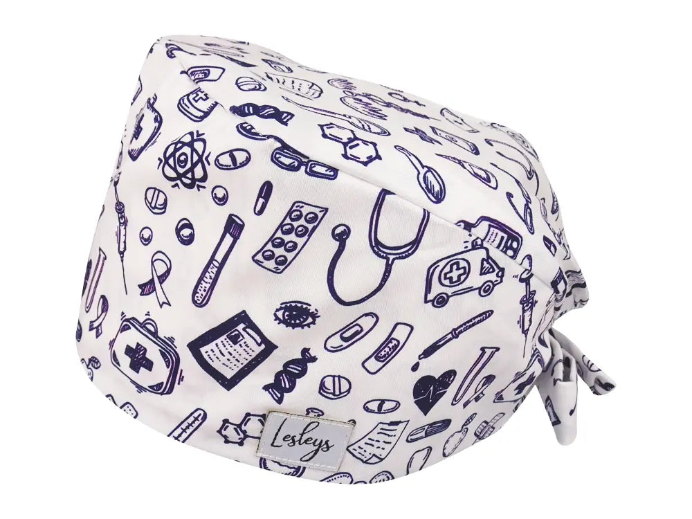 Cotton Scrub Cap - Calot de Bloc - Gorro Quirofano - Cuffia Chirurgica - Doctors Office