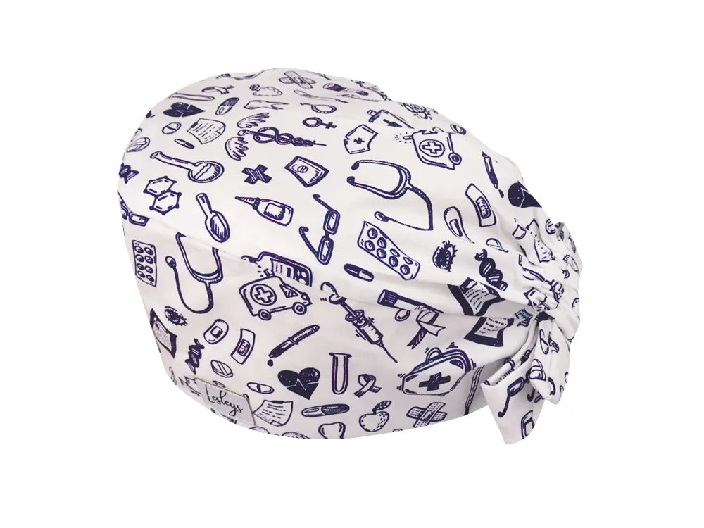 Cotton Scrub Cap - Calot de Bloc - Gorro Quirofano - Cuffia Chirurgica - Doctors Office
