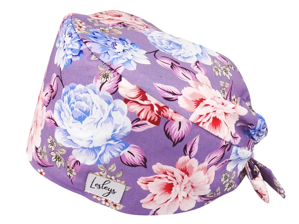 Cotton Scrub Cap - Calot de Bloc - Gorro Quirofano - Cuffia Chirurgica - Bliss Flowers