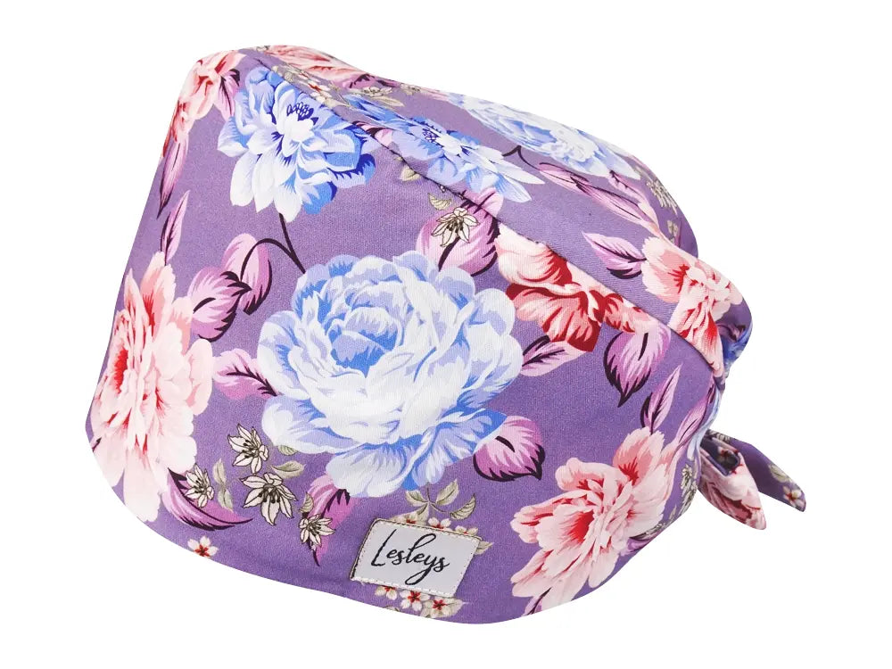 Cotton Scrub Cap - Calot de Bloc - Gorro Quirofano - Cuffia Chirurgica - Bliss Flowers