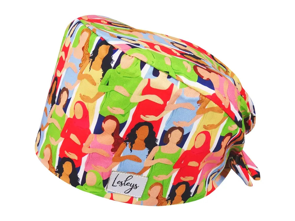 Cotton Scrub Cap - Calot de Bloc - Gorro Quirofano - Cuffia Chirurgica - Maternity Clinic