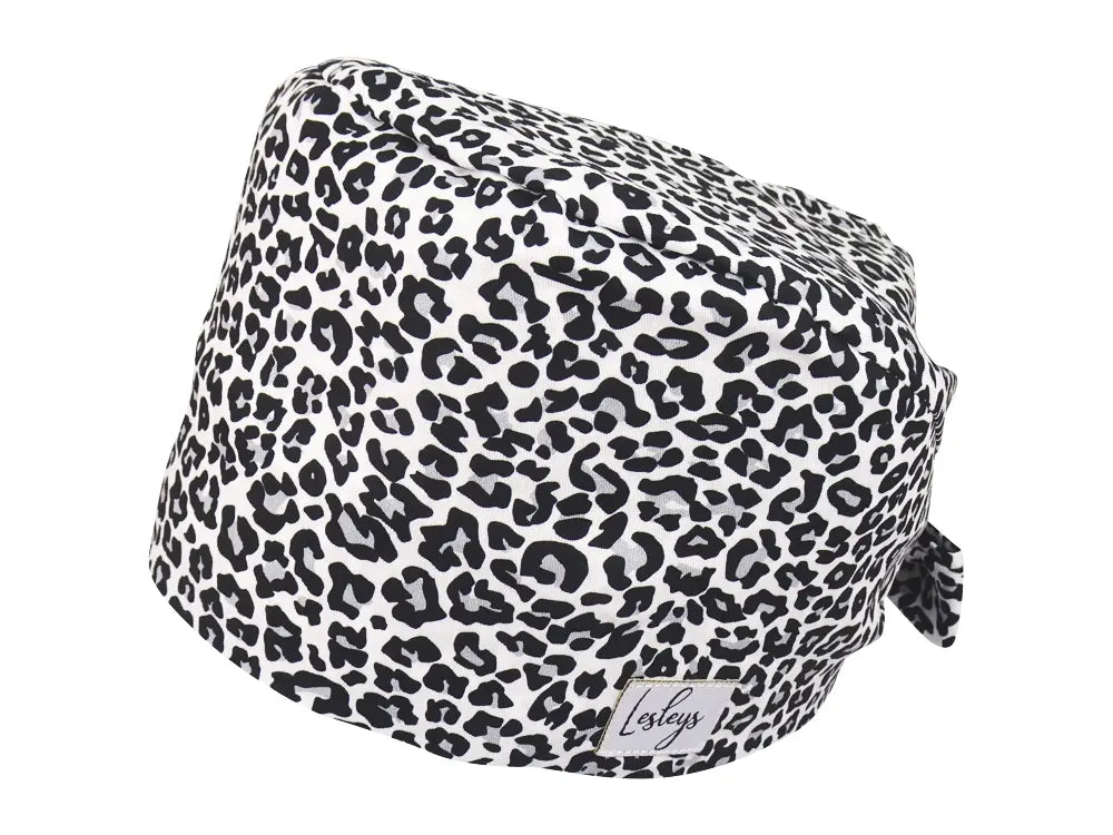Cotton Scrub Cap - Calot de Bloc - Gorro Quirofano - Cuffia Chirurgica - Snow Leo