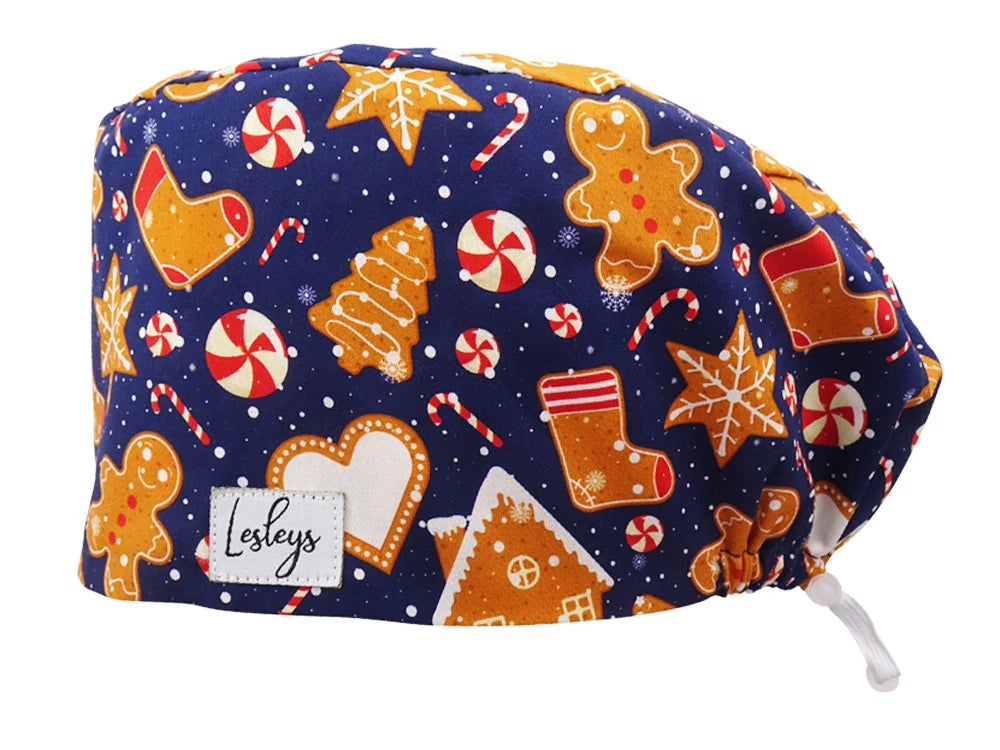 Cotton Scrub Cap - Calot de Bloc - Gorro Quirofano - Cuffia Chirurgica - Gingerbread
