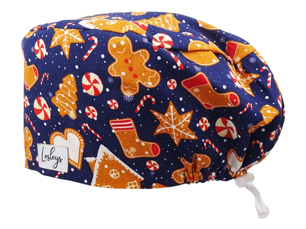 Cotton Scrub Cap - Calot de Bloc - Gorro Quirofano - Cuffia Chirurgica - Gingerbread