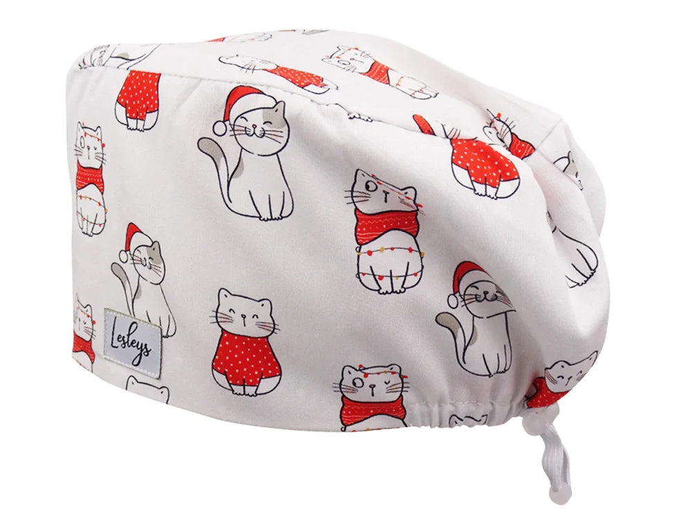 Cotton Scrub Cap - Calot de Bloc - Gorro Quirofano - Cuffia Chirurgica - CatMas