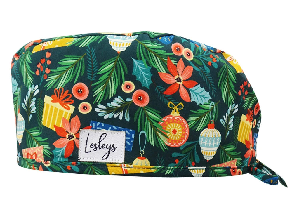 Cotton Scrub Cap - Calot de Bloc - Gorro Quirofano - Cuffia Chirurgica - Advent Wreath
