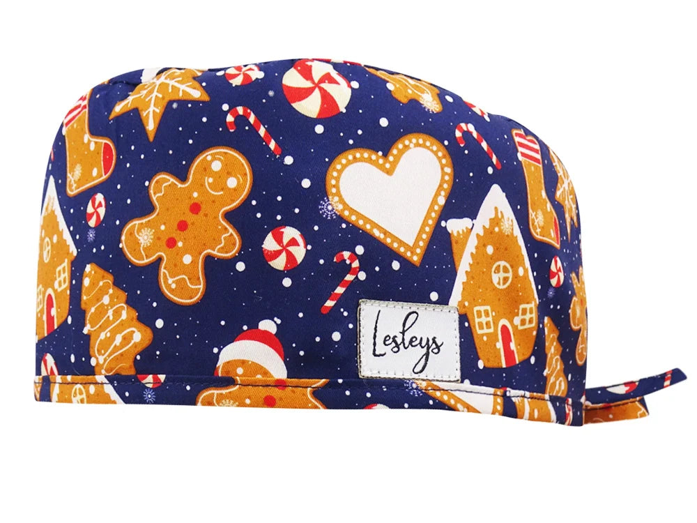 Cotton Scrub Cap - Calot de Bloc - Gorro Quirofano - Cuffia Chirurgica - Gingerbread