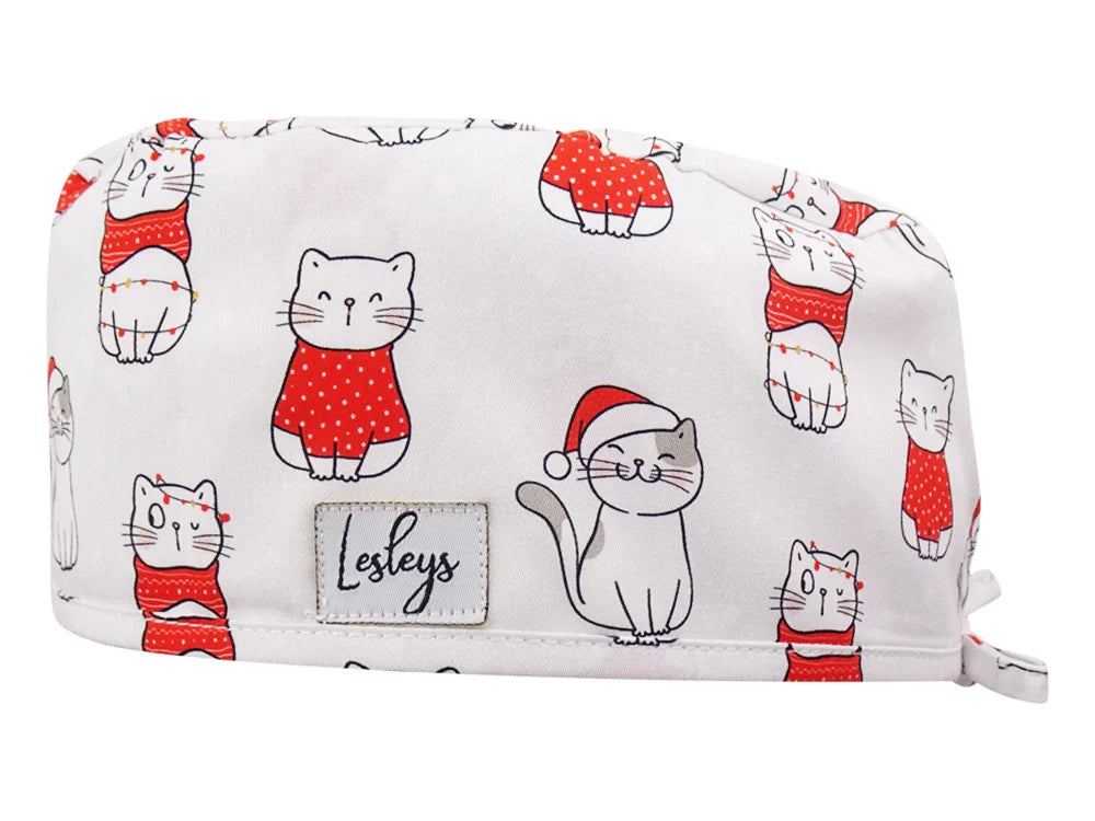 Cotton Scrub Cap - Calot de Bloc - Gorro Quirofano - Cuffia Chirurgica - CatMas