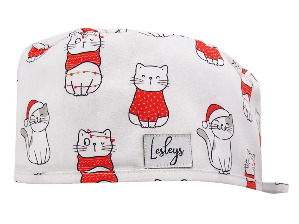 Cotton Scrub Cap - Calot de Bloc - Gorro Quirofano - Cuffia Chirurgica - CatMas