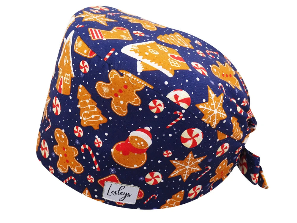 Cotton Scrub Cap - Calot de Bloc - Gorro Quirofano - Cuffia Chirurgica - Gingerbread