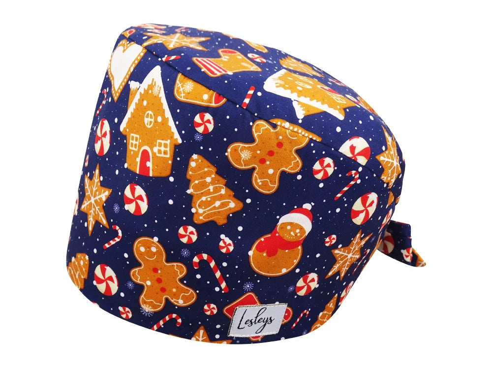 Cotton Scrub Cap - Calot de Bloc - Gorro Quirofano - Cuffia Chirurgica - Gingerbread