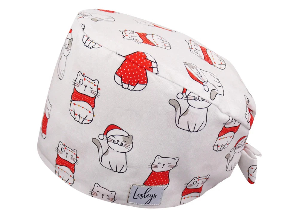 Cotton Scrub Cap - Calot de Bloc - Gorro Quirofano - Cuffia Chirurgica - CatMas