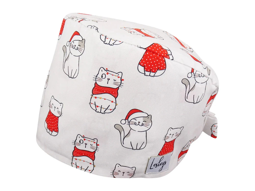 Cotton Scrub Cap - Calot de Bloc - Gorro Quirofano - Cuffia Chirurgica - CatMas