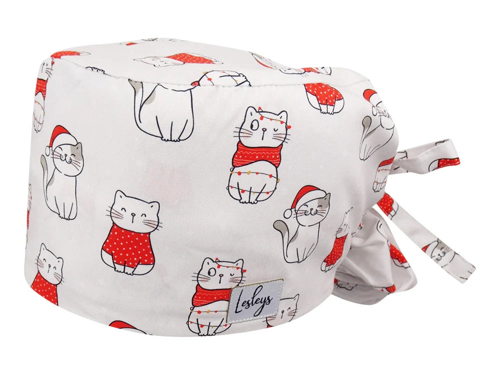 Cotton Scrub Cap - Calot de Bloc - Gorro Quirofano - Cuffia Chirurgica - CatMas