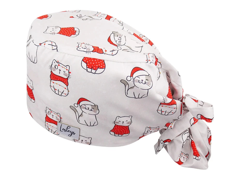 Cotton Scrub Cap - Calot de Bloc - Gorro Quirofano - Cuffia Chirurgica - CatMas