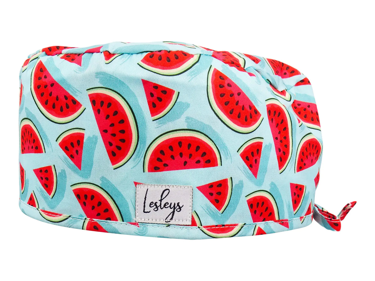 Cotton Scrub Cap - Calot de Bloc - Gorro Quirofano - Cuffia Chirurgica - Melon Slices