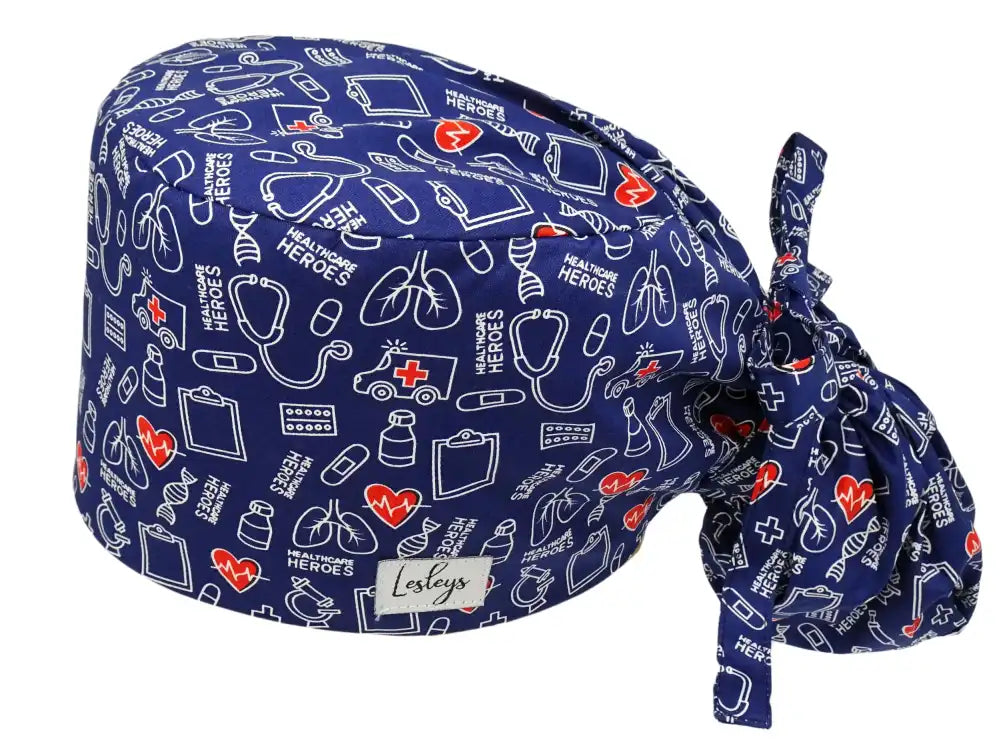 Cotton Scrub Cap - Calot de Bloc - Gorro Quirofano - Cuffia Chirurgica - Healthcare Heroes