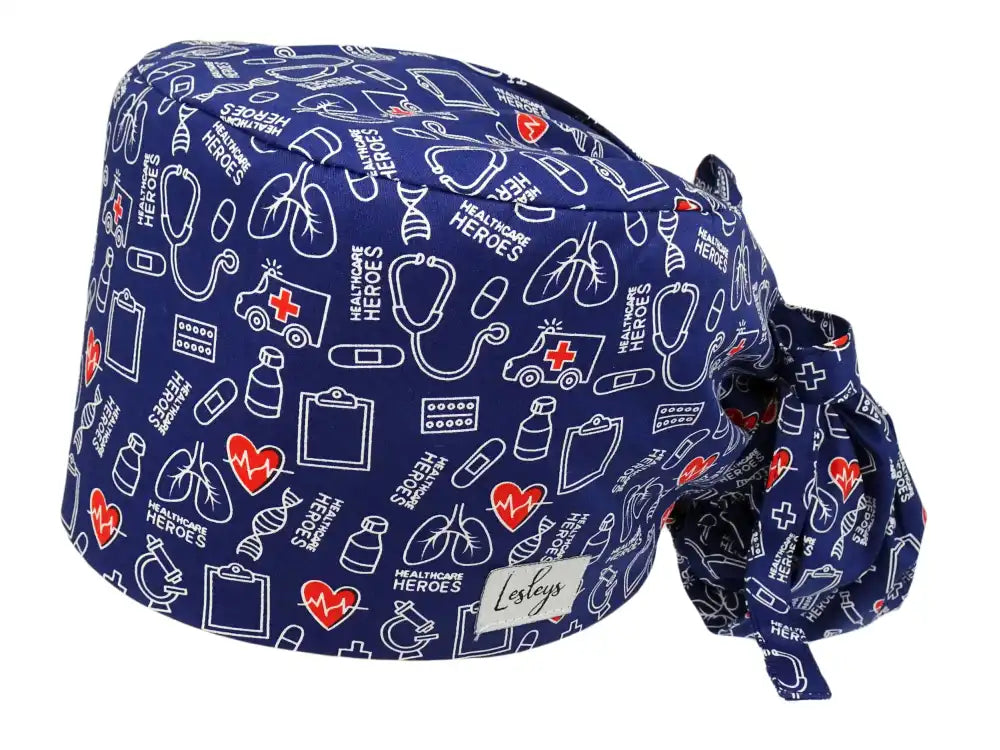 Cotton Scrub Cap - Calot de Bloc - Gorro Quirofano - Cuffia Chirurgica - Healthcare Heroes