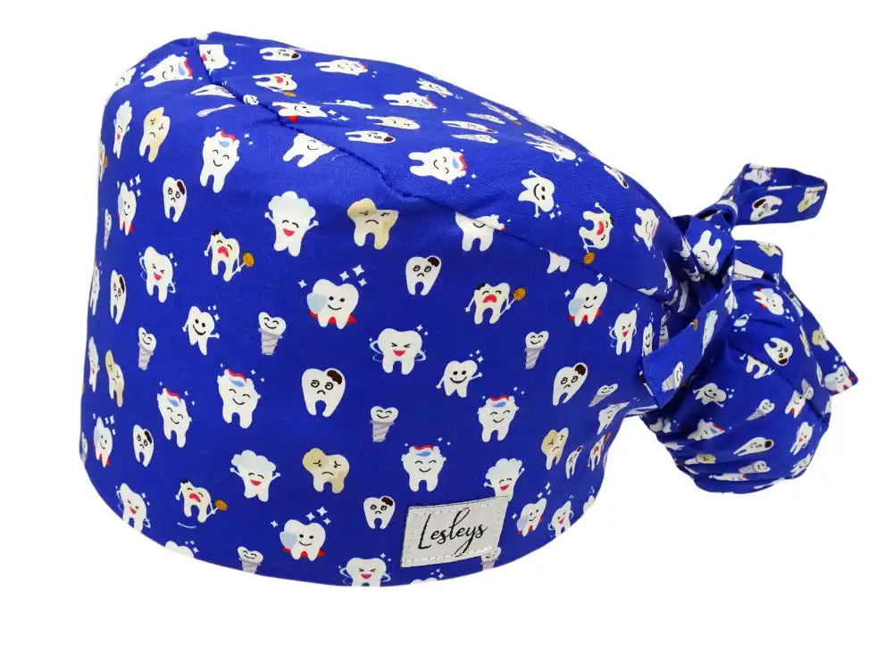 Cotton Scrub Cap - Calot de Bloc - Gorro Quirofano - Cuffia Chirurgica - Tooth Heroes
