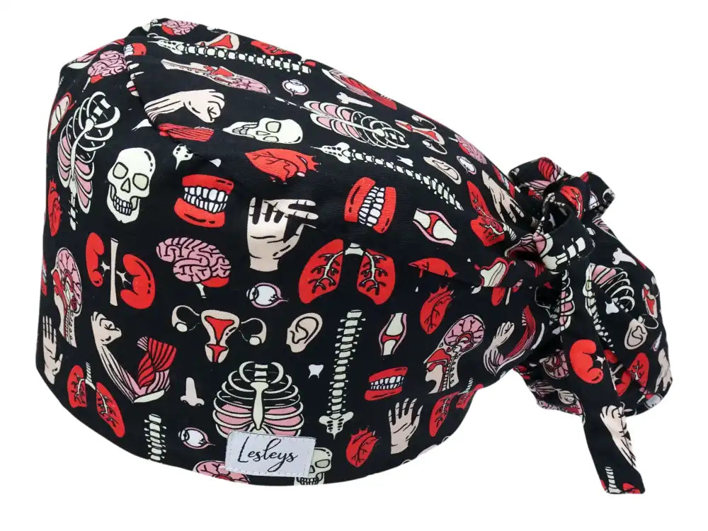 Cotton Scrub Cap - Calot de Bloc - Gorro Quirofano - Cuffia Chirurgica - Anatomy