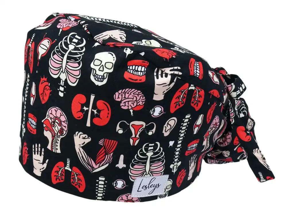 Cotton Scrub Cap - Calot de Bloc - Gorro Quirofano - Cuffia Chirurgica - Anatomy