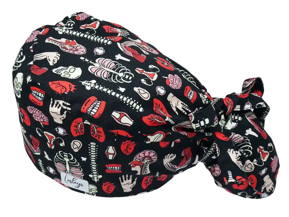 Cotton Scrub Cap - Calot de Bloc - Gorro Quirofano - Cuffia Chirurgica - Anatomy