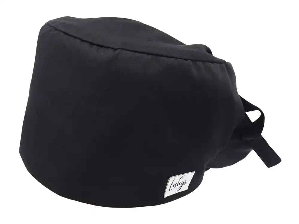 Cotton Scrub Cap - Calot de Bloc - Gorro Quirofano - Cuffia Chirurgica - Color Black