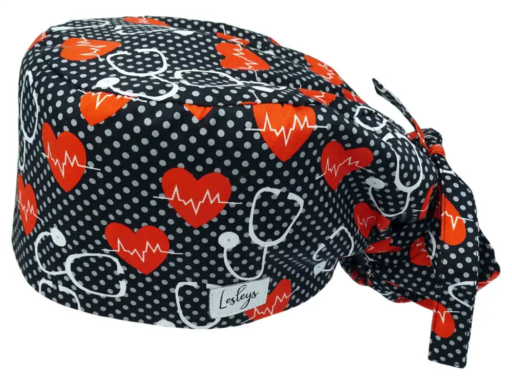 Cotton Scrub Cap - Calot de Bloc - Gorro Quirofano - Cuffia Chirurgica - Stethoscope