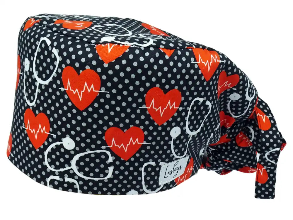 Cotton Scrub Cap - Calot de Bloc - Gorro Quirofano - Cuffia Chirurgica - Stethoscope