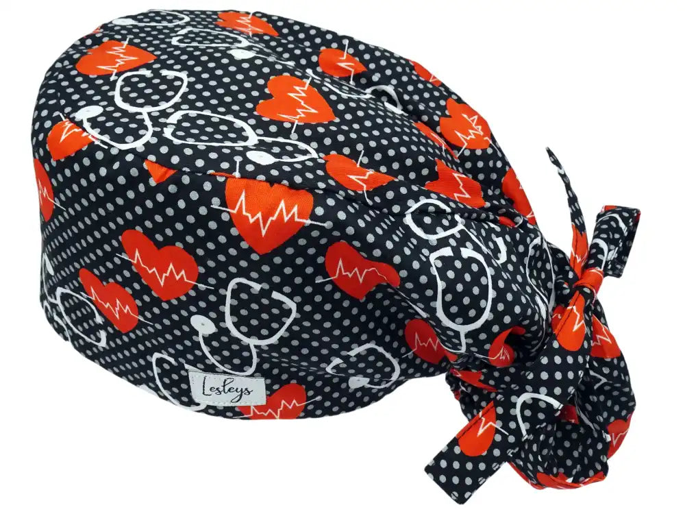 Cotton Scrub Cap - Calot de Bloc - Gorro Quirofano - Cuffia Chirurgica - Stethoscope