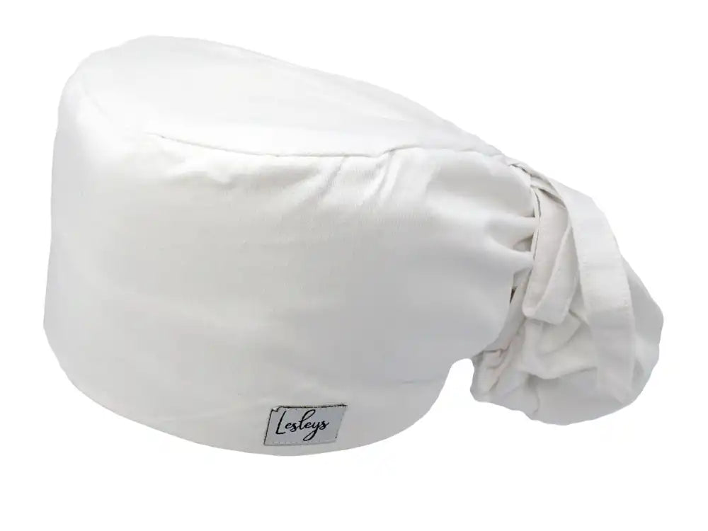 Cotton Scrub Cap - Calot de Bloc - Gorro Quirofano - Cuffia Chirurgica - White