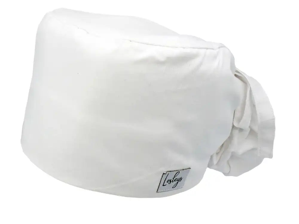 Cotton Scrub Cap - Calot de Bloc - Gorro Quirofano - Cuffia Chirurgica - White