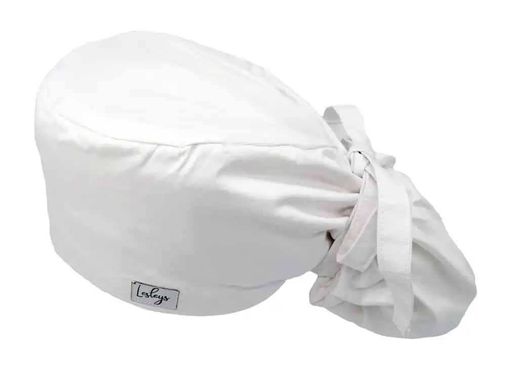 Cotton Scrub Cap - Calot de Bloc - Gorro Quirofano - Cuffia Chirurgica - White